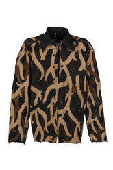 SLASH SEAM DETROIT JACKET NOIR / DUST BLK