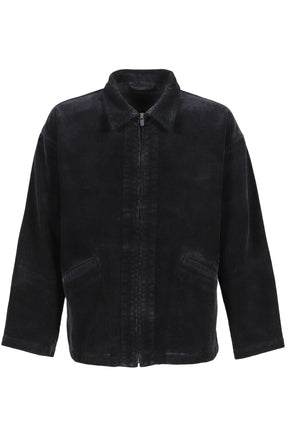 CORDUROY ZIP JACKET / BLACK 