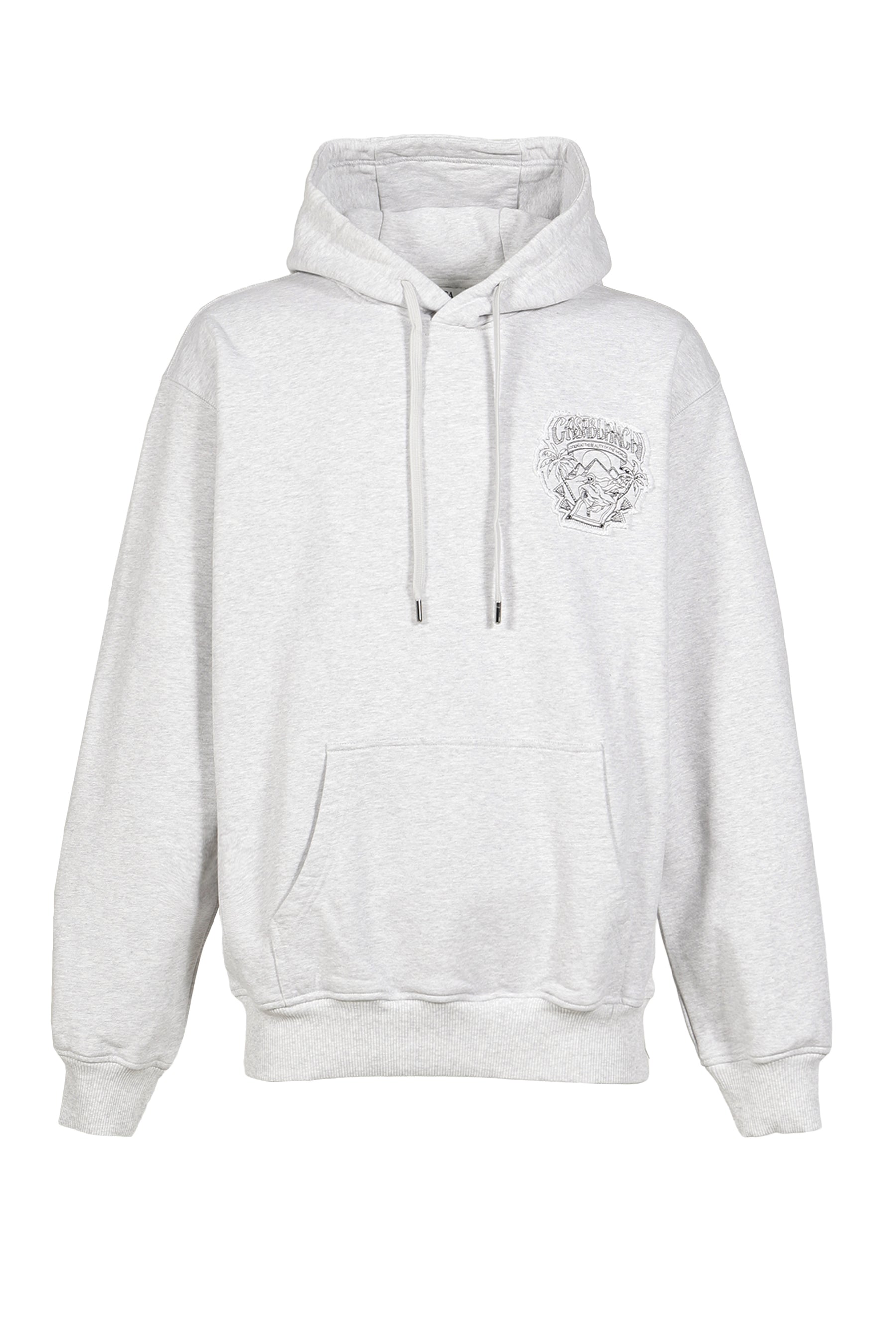 MAGIC CARPET APPLIQUE CLASSIC HOODIE / GREY