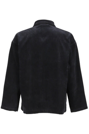 CORDUROY ZIP JACKET / BLACK 