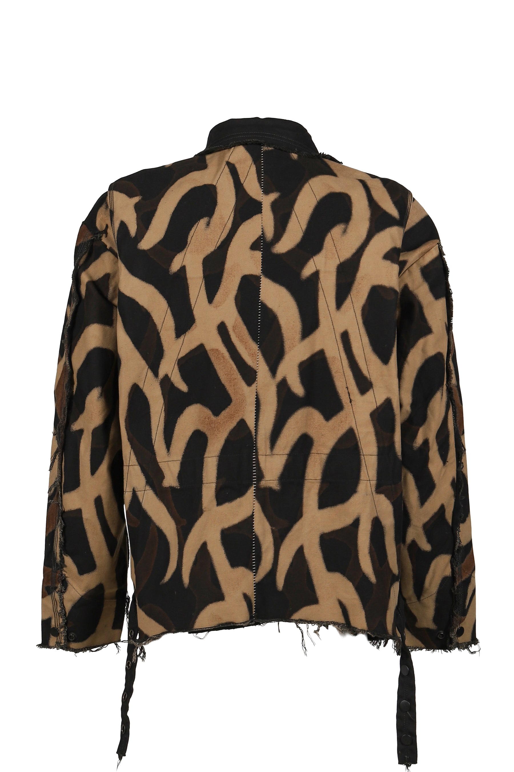 SLASH SEAM DETROIT JACKET NOIR / DUST BLK