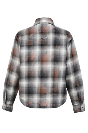 QUILTED FLANNEL JACKET / PLAID