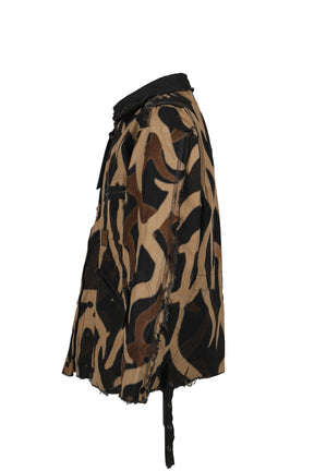 SLASH SEAM DETROIT JACKET NOIR / DUST BLK