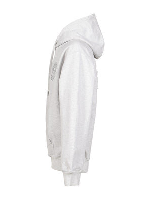 MAGIC CARPET APPLIQUE CLASSIC HOODIE / GREY