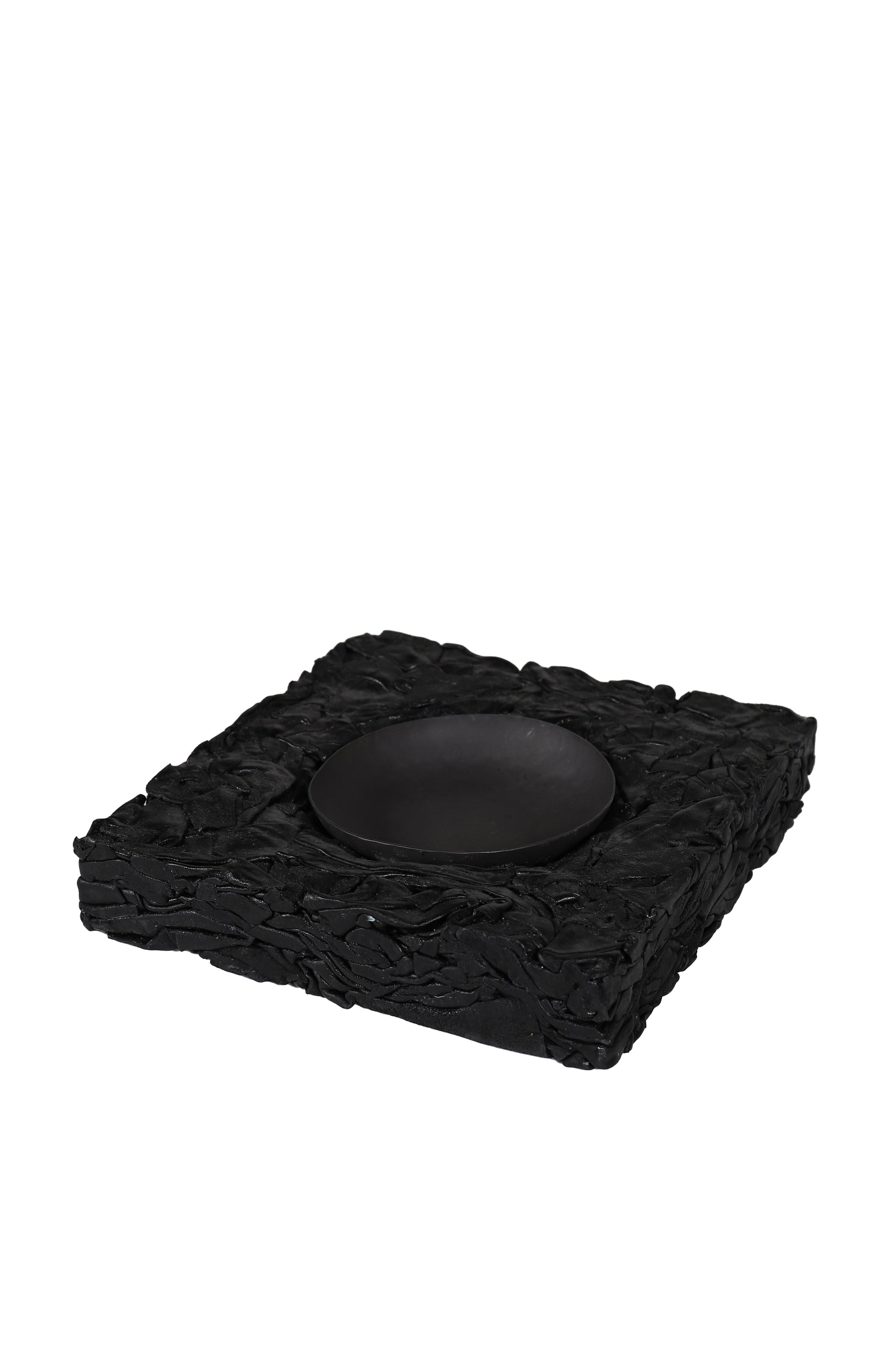 REVIVE LEATHER ASH TRAY / BLK