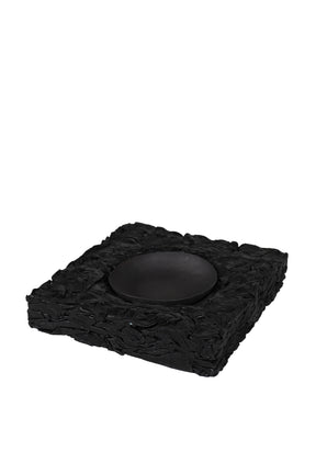 REVIVE LEATHER ASH TRAY / BLK
