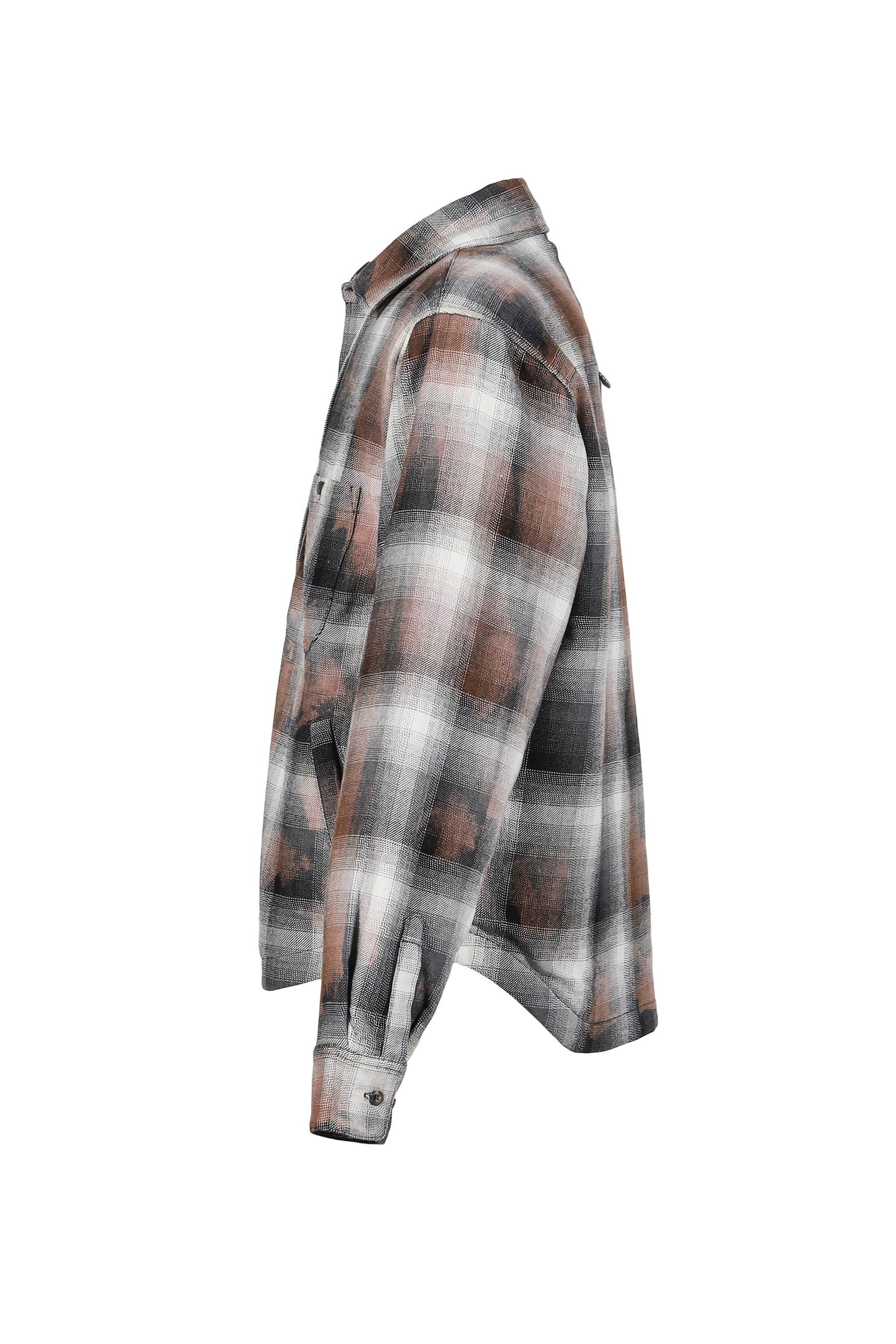 QUILTED FLANNEL JACKET / PLAID