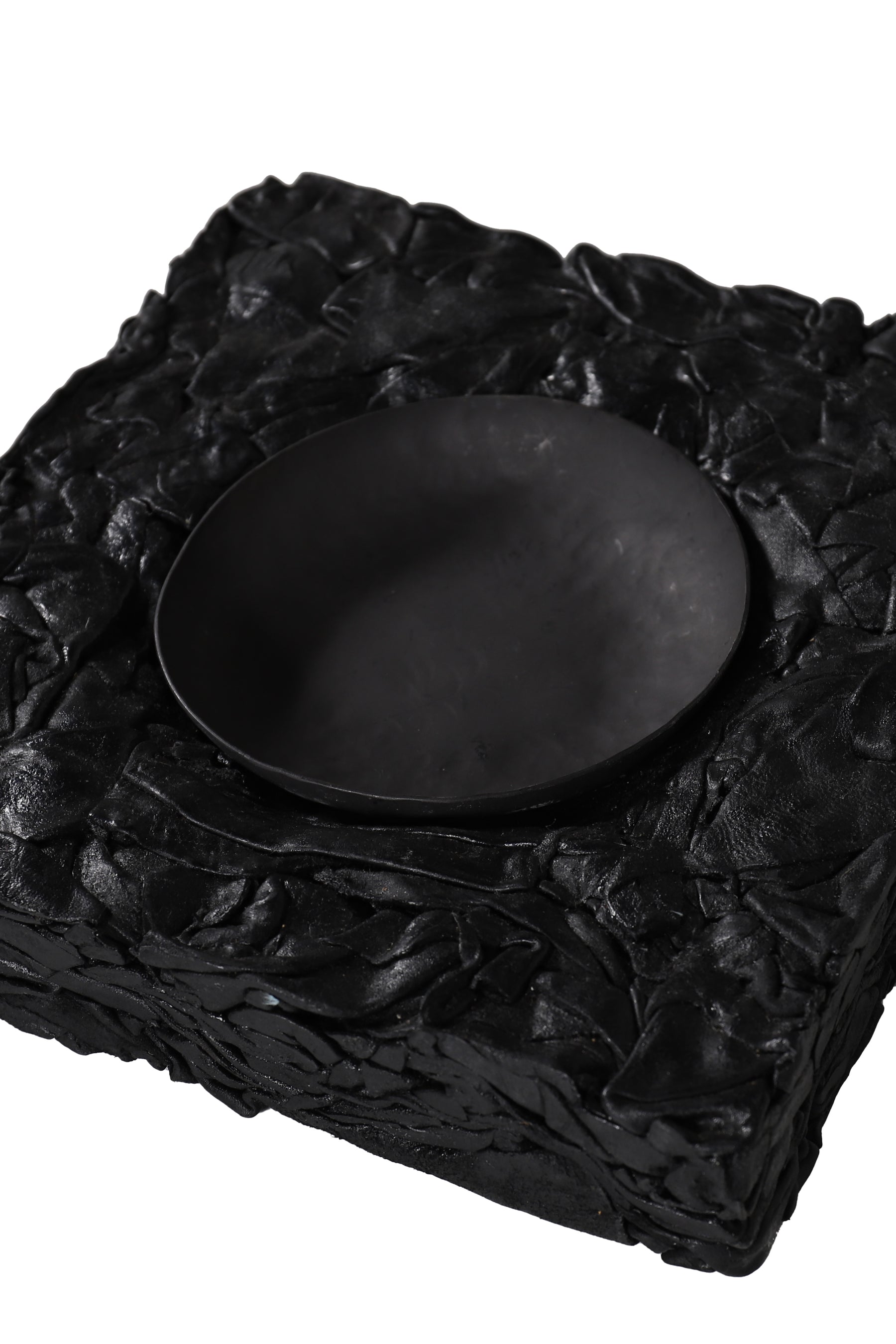 REVIVE LEATHER ASH TRAY / BLK
