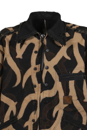 SLASH SEAM DETROIT JACKET NOIR / DUST BLK