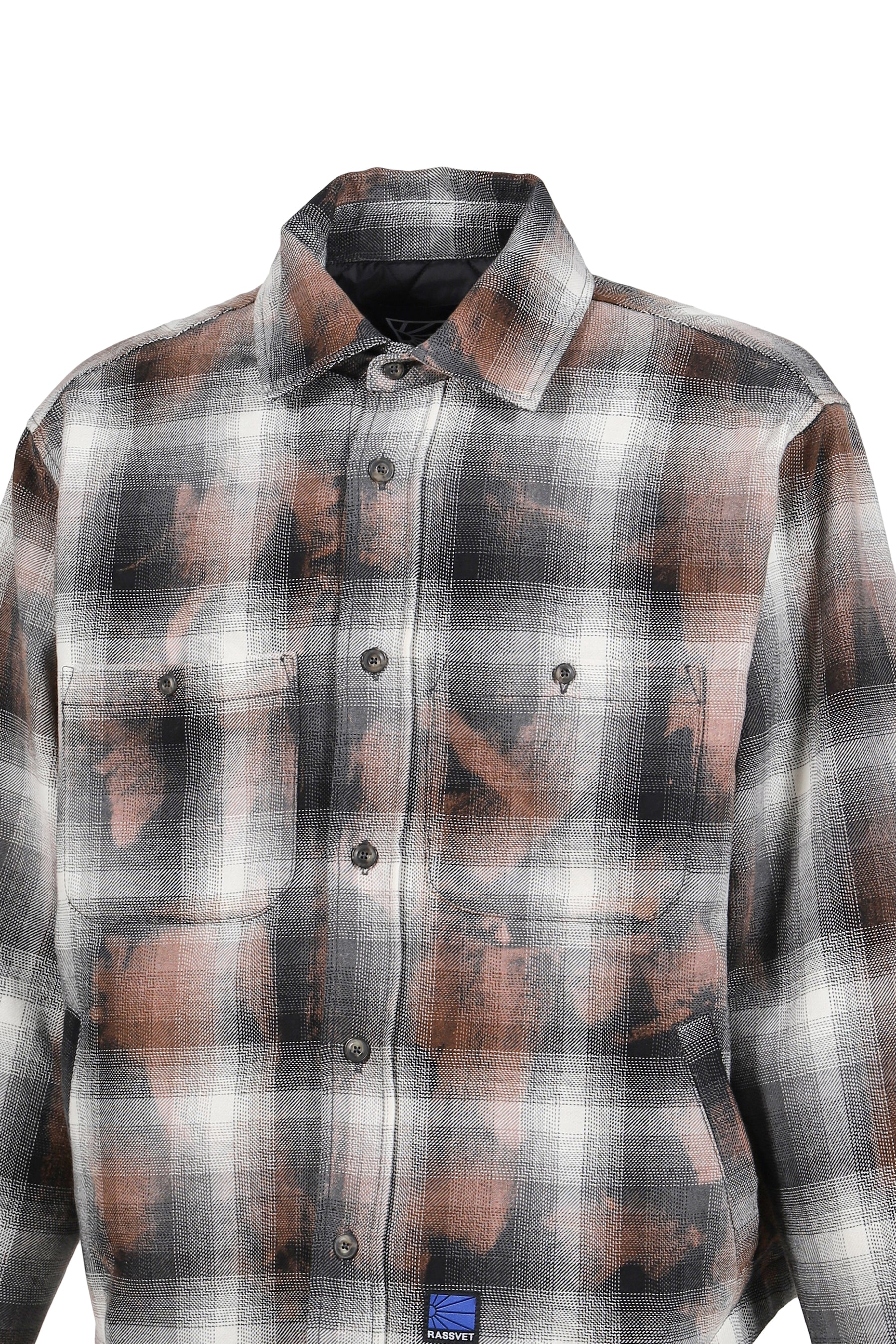 QUILTED FLANNEL JACKET / PLAID