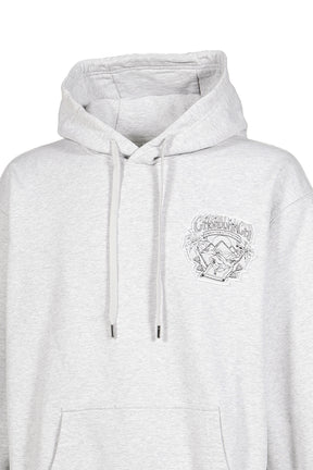 MAGIC CARPET APPLIQUE CLASSIC HOODIE / GREY