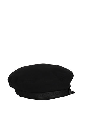 604 SAILOR HAT IN BLACK / BLACK