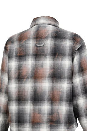 QUILTED FLANNEL JACKET / PLAID
