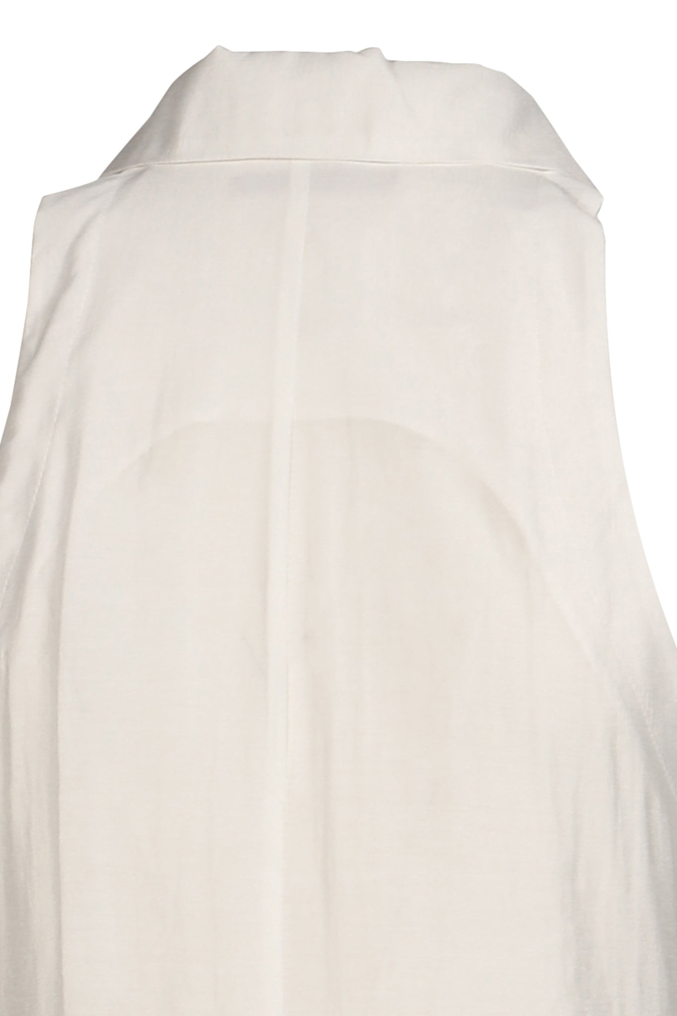 HALTER RUFFLE SHIRT / WHT