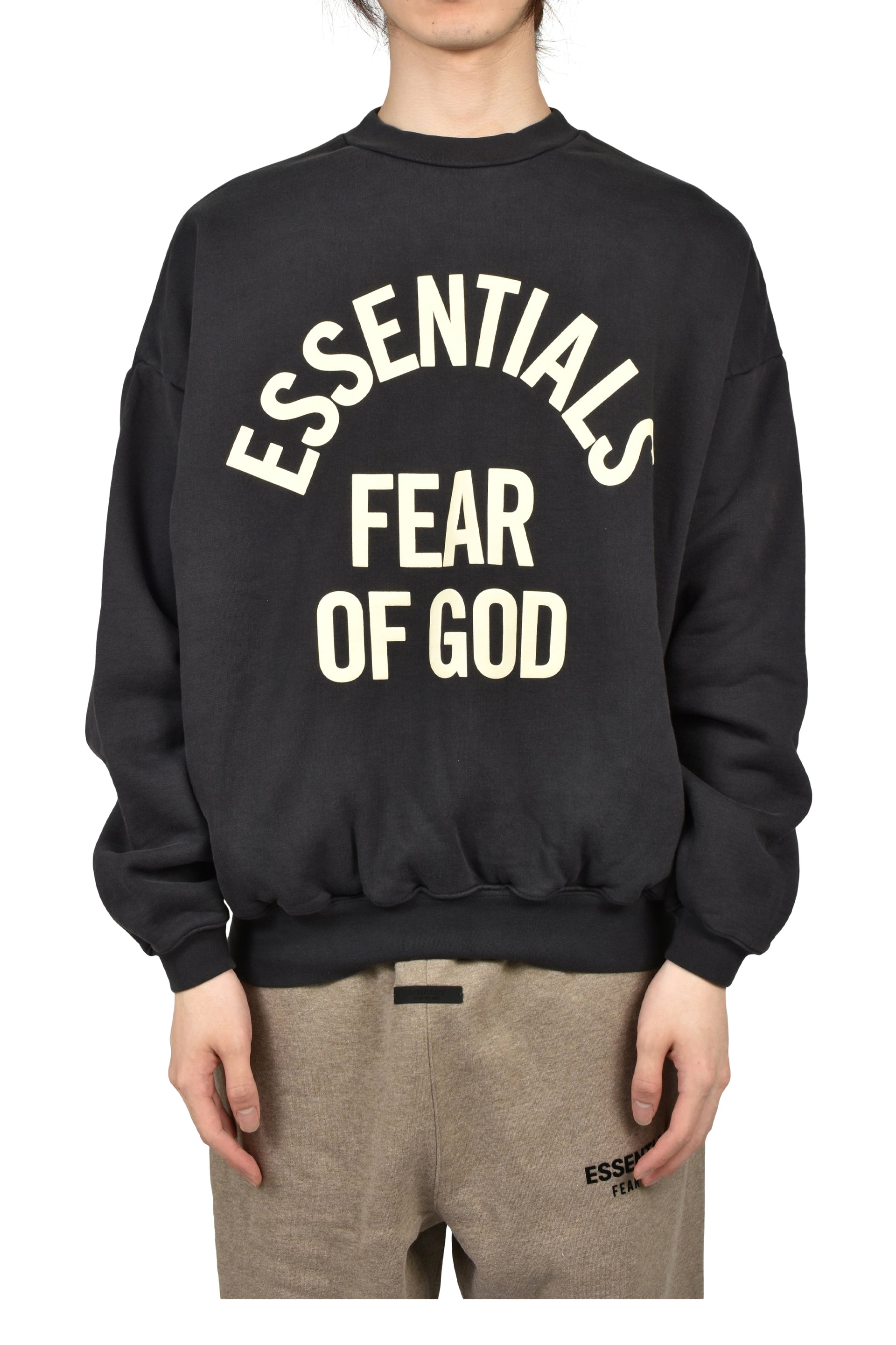 CAMPUS 90'S CREWNECK SWEATSHIRT / FADED BLK