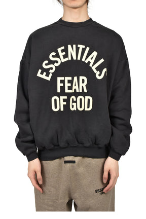 CAMPUS 90'S CREWNECK SWEATSHIRT / FADED BLK