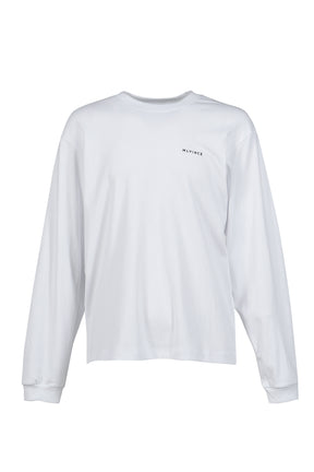 CLASSIC LOGO L/S TEE / WHT