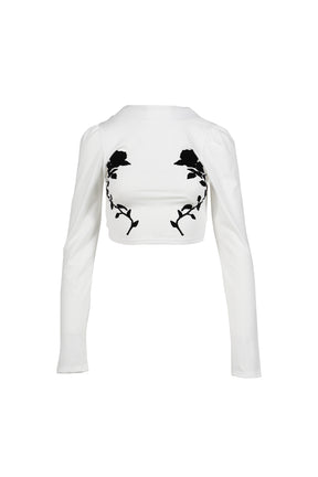 AUDREY TOP / WHT 