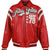 ENCRUSTED VARSITY JACKET / RED