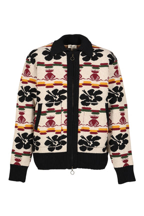 HIBISCUS CARDIGAN / RICE WHT