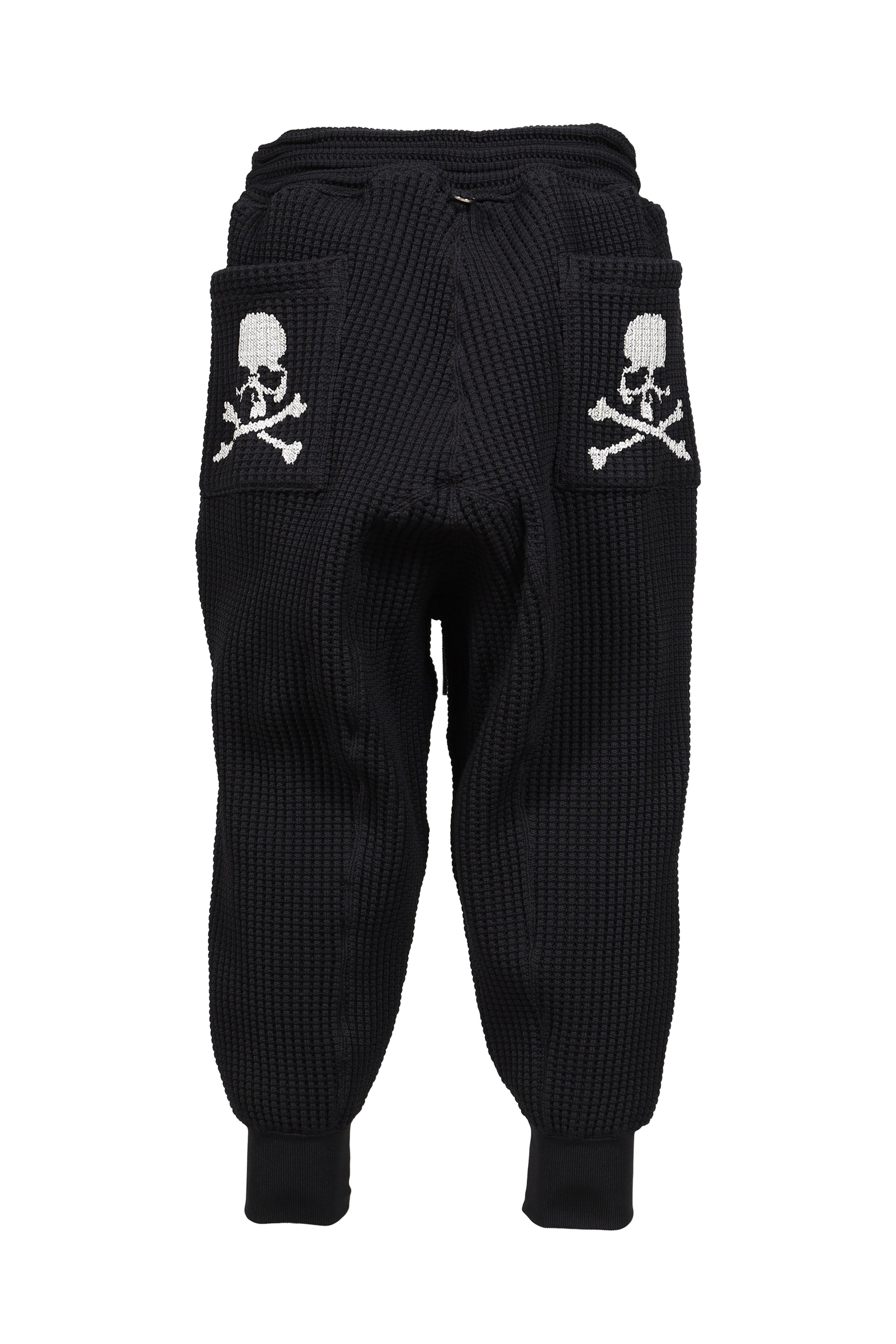 WAFFLE WIDE PANTS / BLK