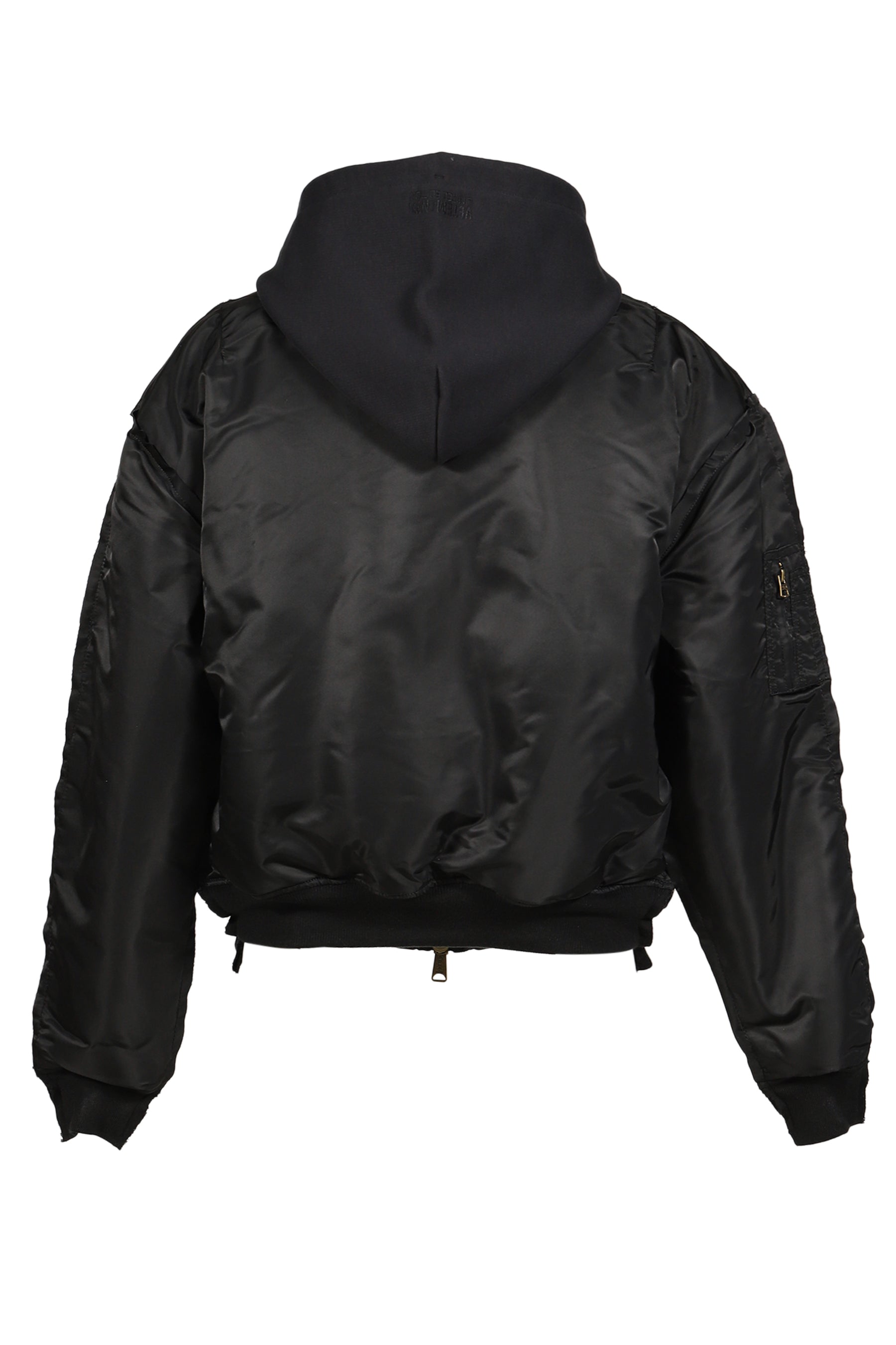RECONSTRUCTED BOMBER JACKET / BLK