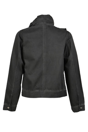 SPRIAL DENIM JACKET / DARK GRAY