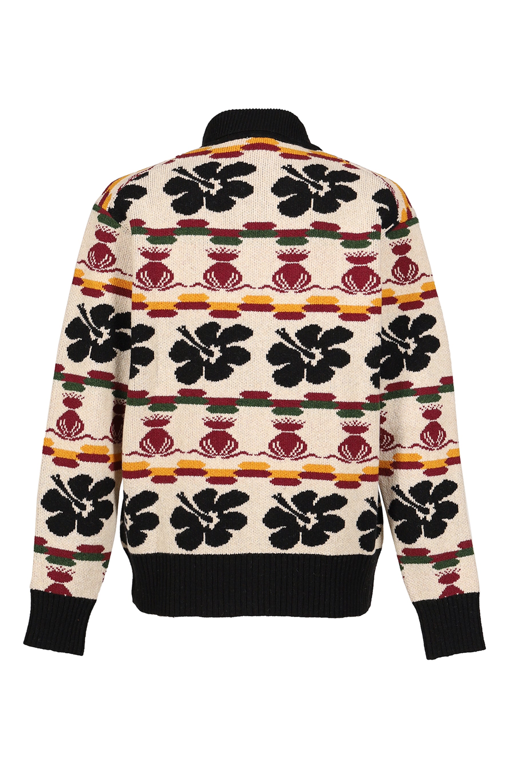 HIBISCUS CARDIGAN / RICE WHT