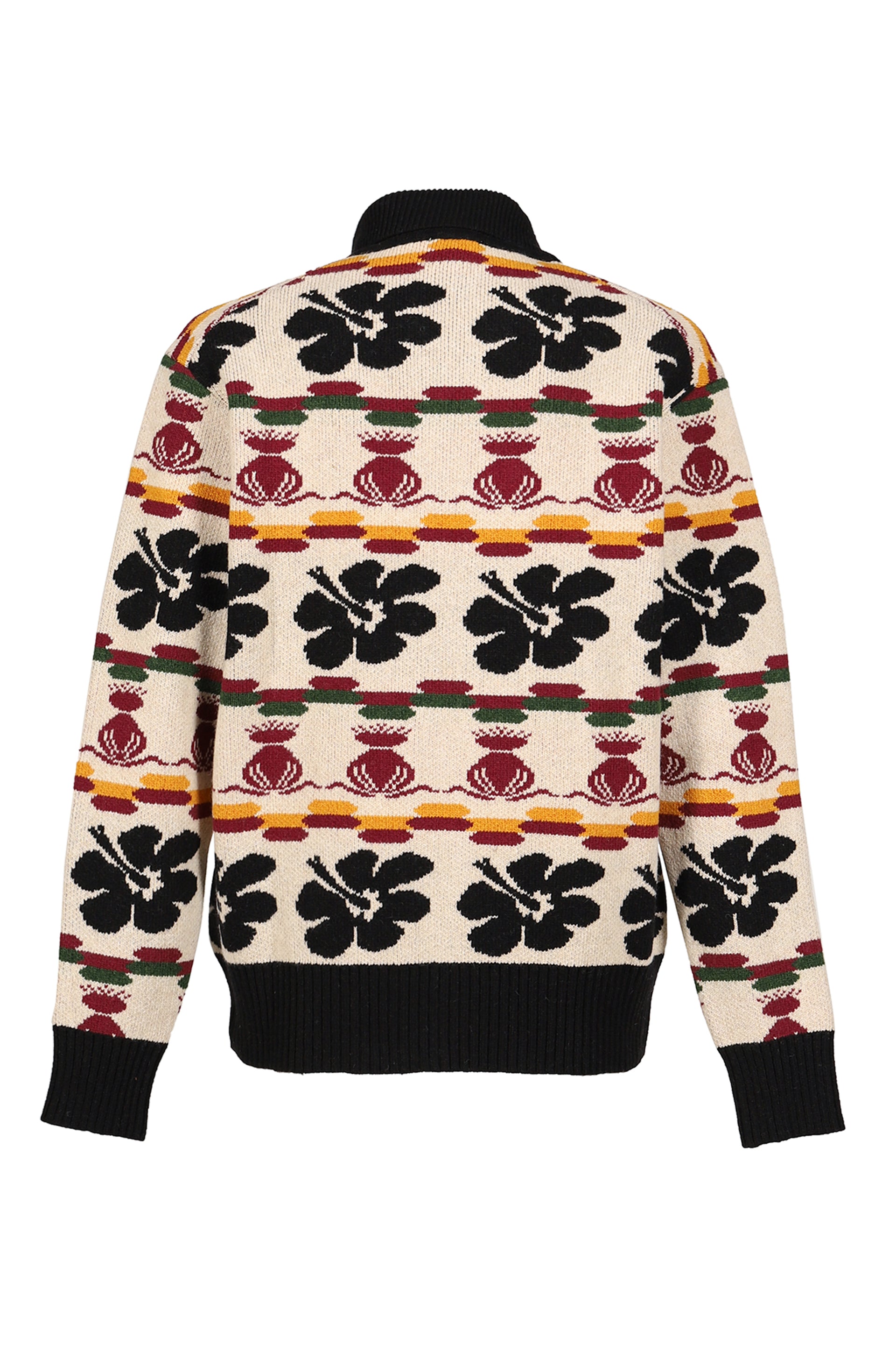 HIBISCUS CARDIGAN / RICE WHT