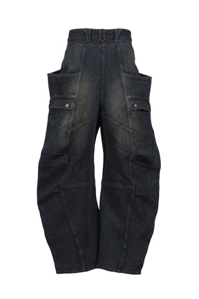 SASHIKO BANANA CUTTING PANTS .14 / IND