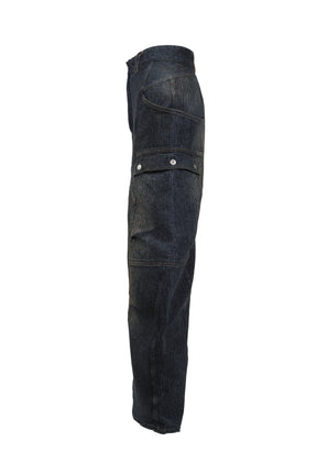 SASHIKO BANANA CUTTING PANTS .14 / IND