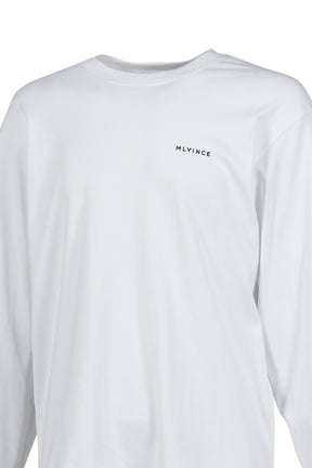 CLASSIC LOGO L/S TEE / WHT