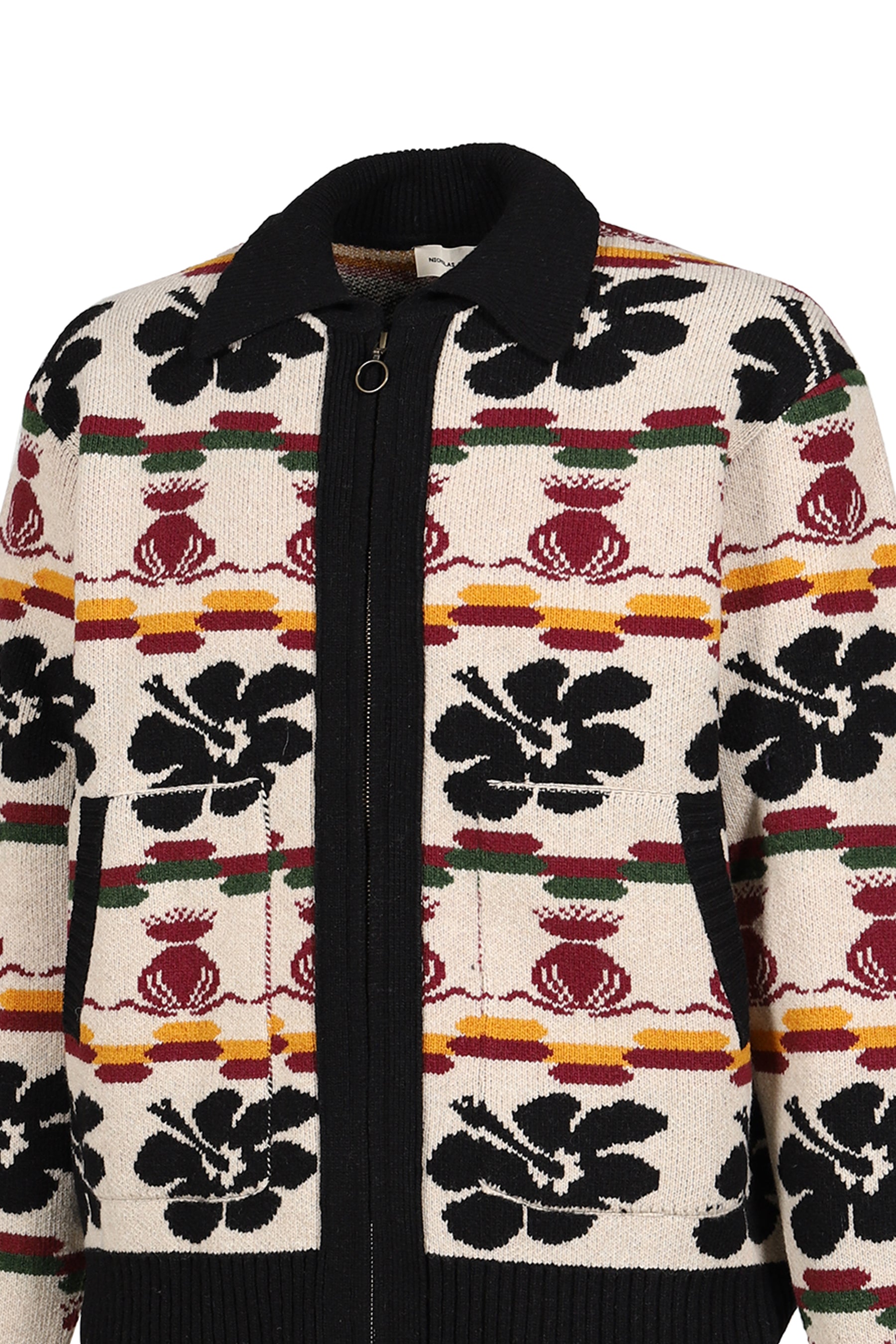 HIBISCUS CARDIGAN / RICE WHT