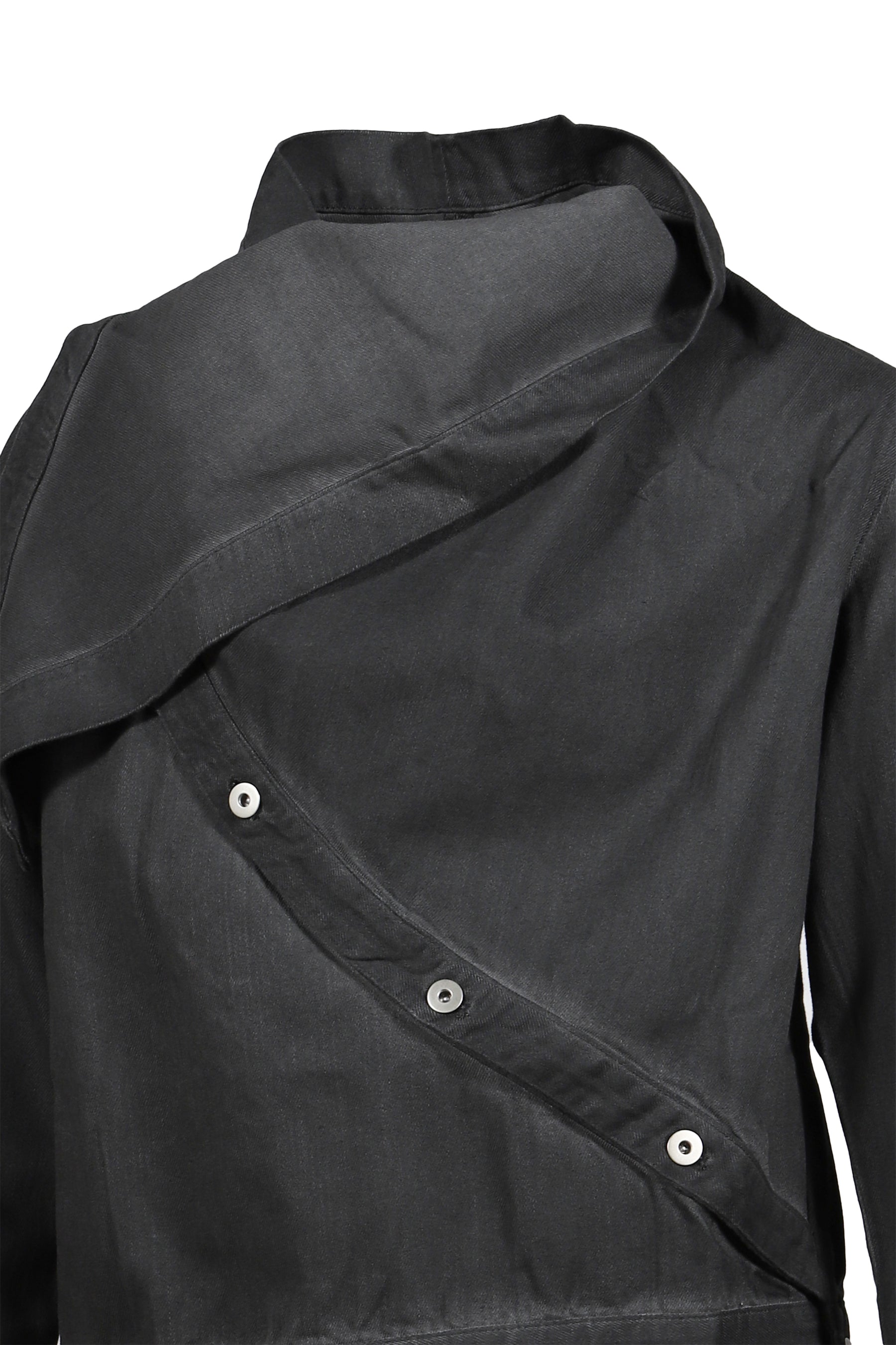 SPRIAL DENIM JACKET / DARK GRAY