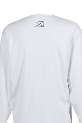 CLASSIC LOGO L/S TEE / WHT