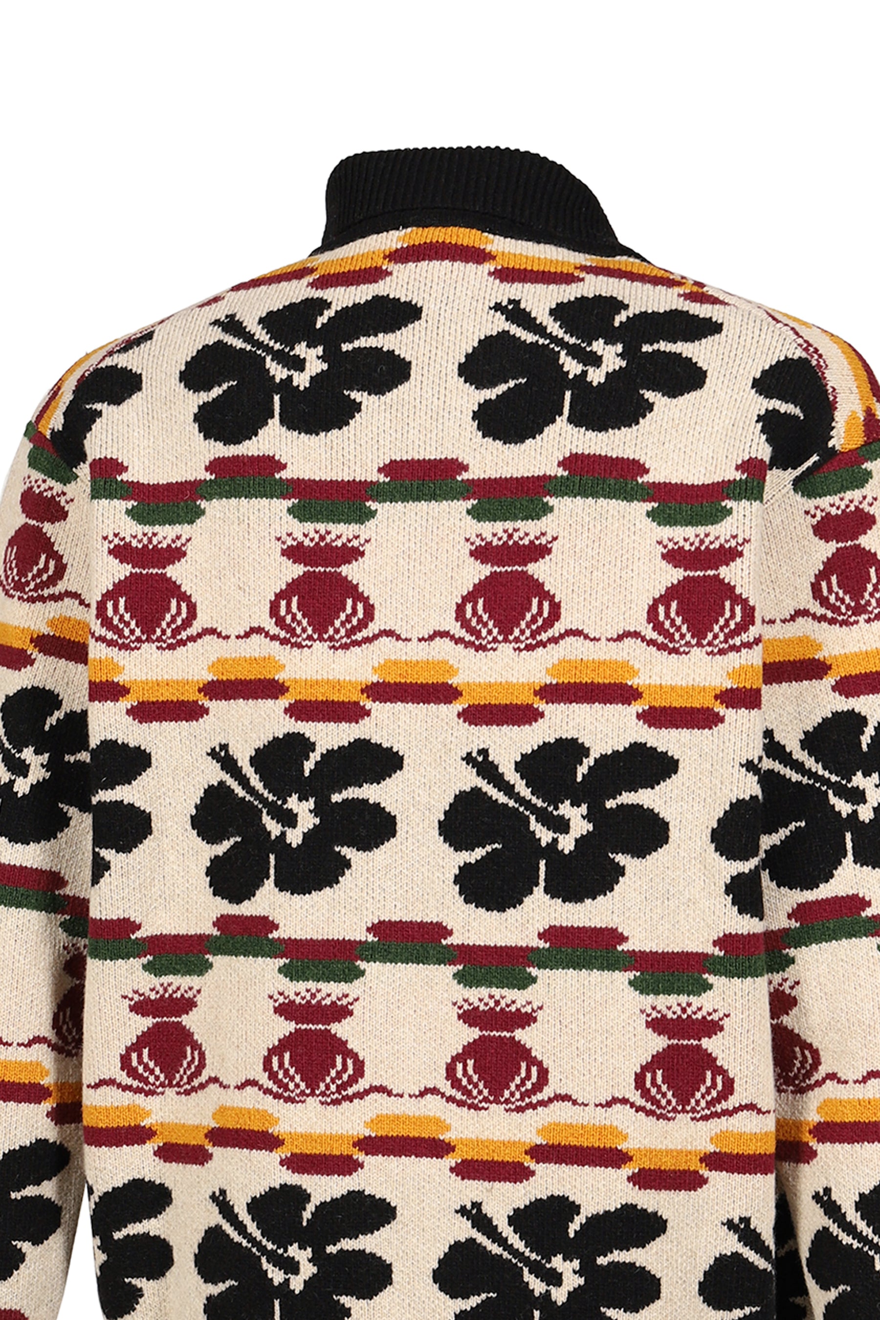 HIBISCUS CARDIGAN / RICE WHT