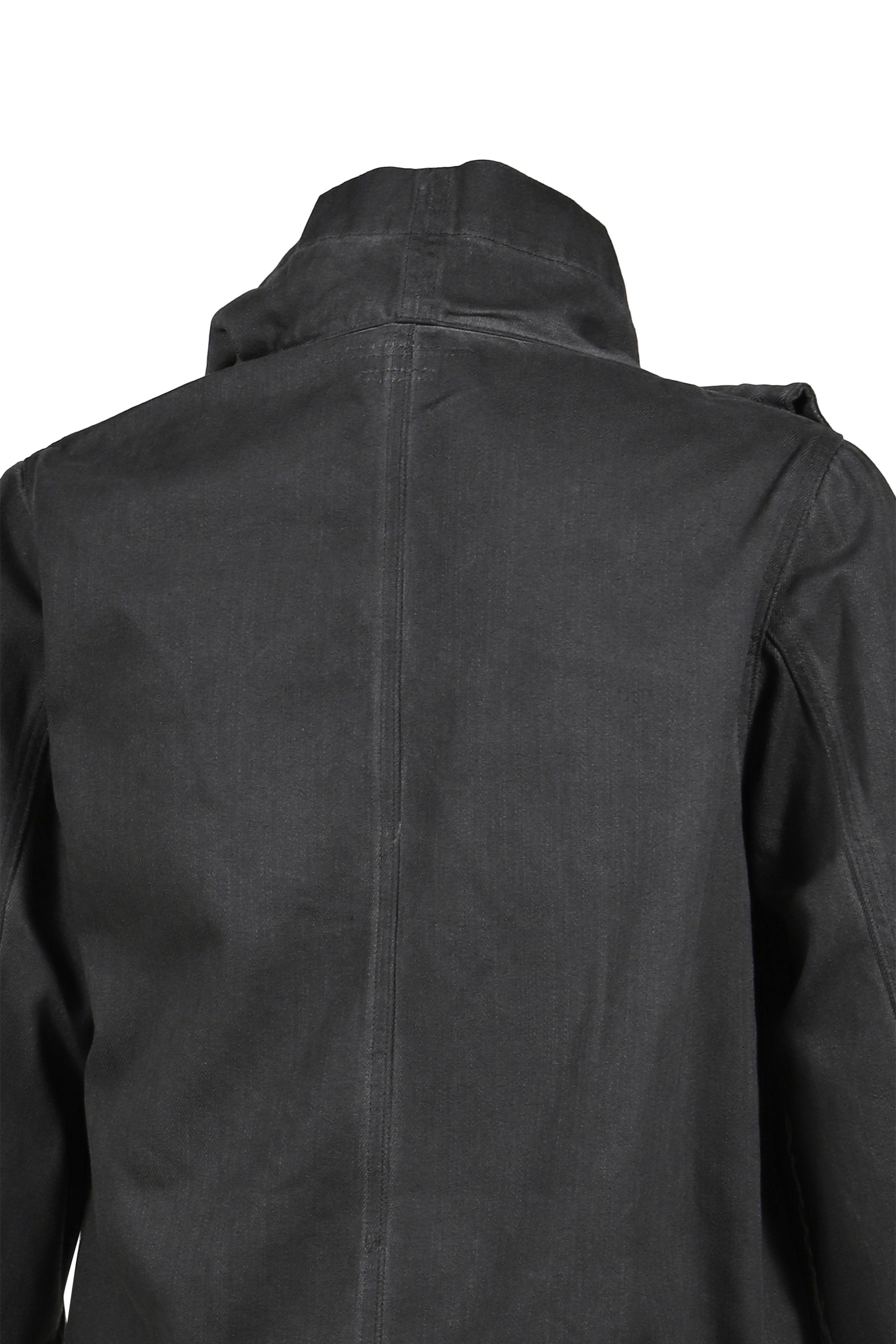 SPRIAL DENIM JACKET / DARK GRAY