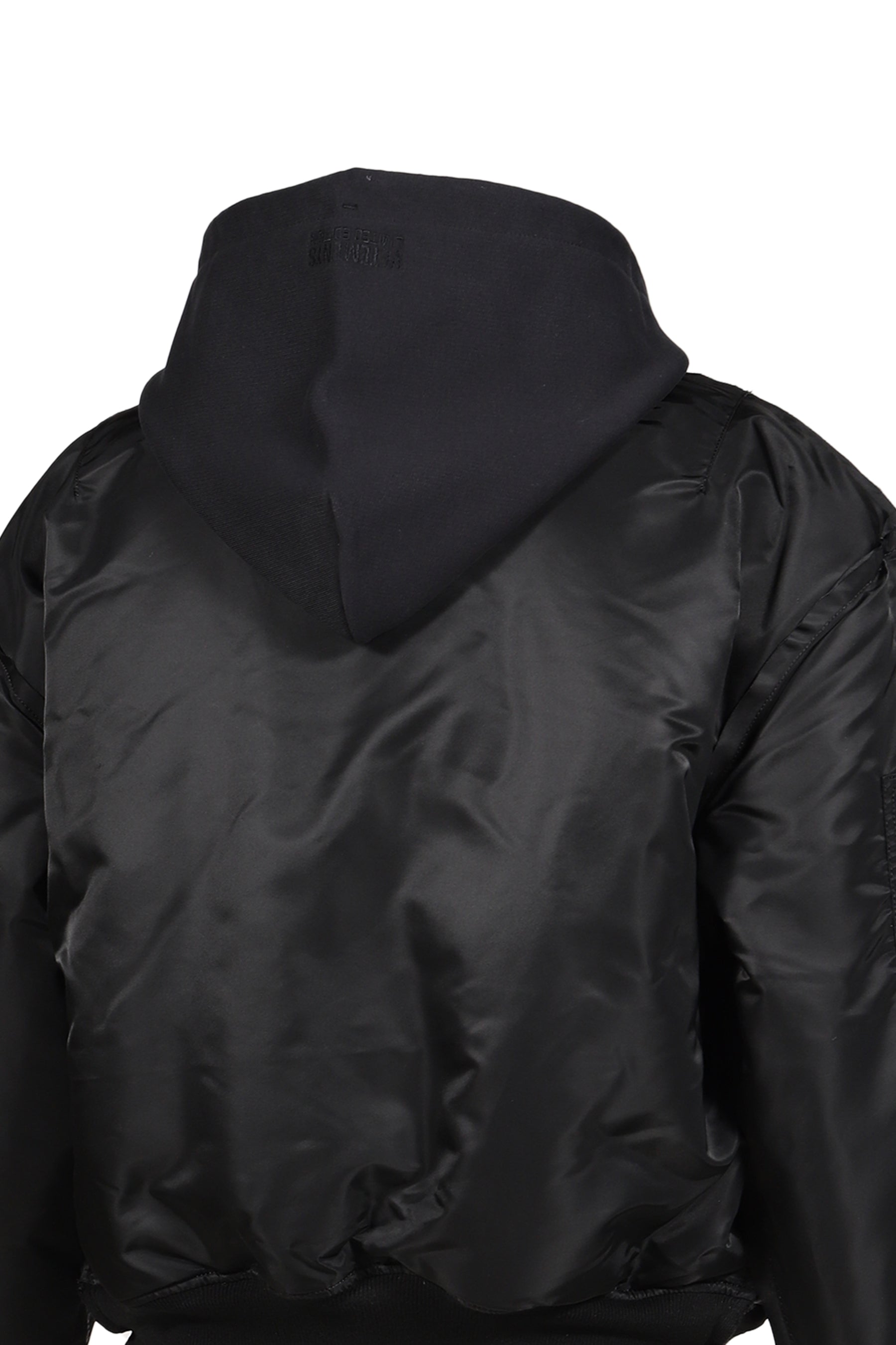 RECONSTRUCTED BOMBER JACKET / BLK