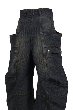 SASHIKO BANANA CUTTING PANTS .14 / IND