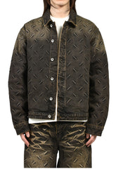 THREAD PLATE JACKET / COAL, TAN