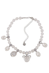 DECONSTRUCTED GRAPE BEAR SHORT NECKLACE / TSP