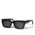 LE PETIT CARRÉ SUNGLASSES / BLK BLK
