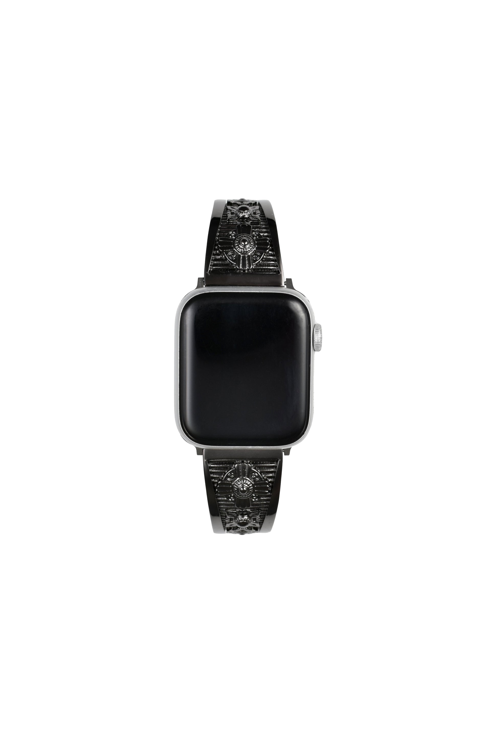 METAL WATCH BELT / BLK