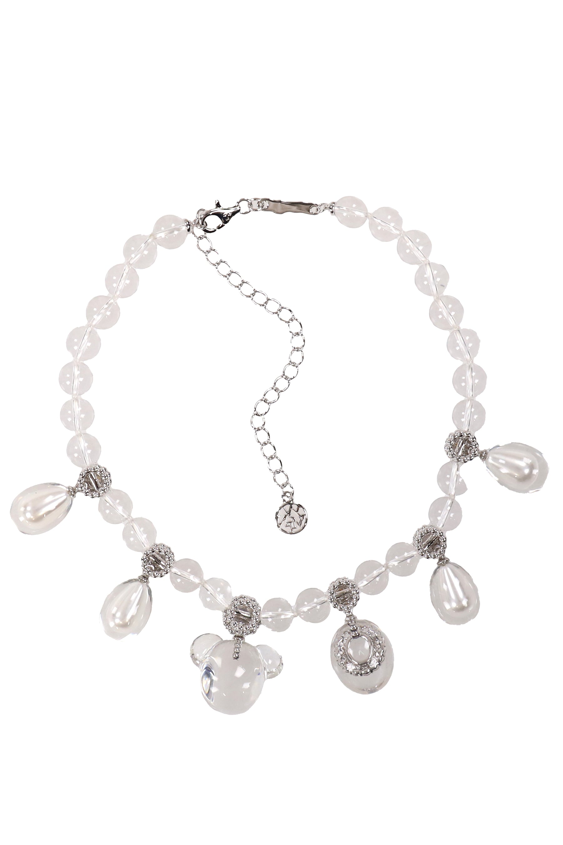 DECONSTRUCTED GRAPE BEAR SHORT NECKLACE / TSP