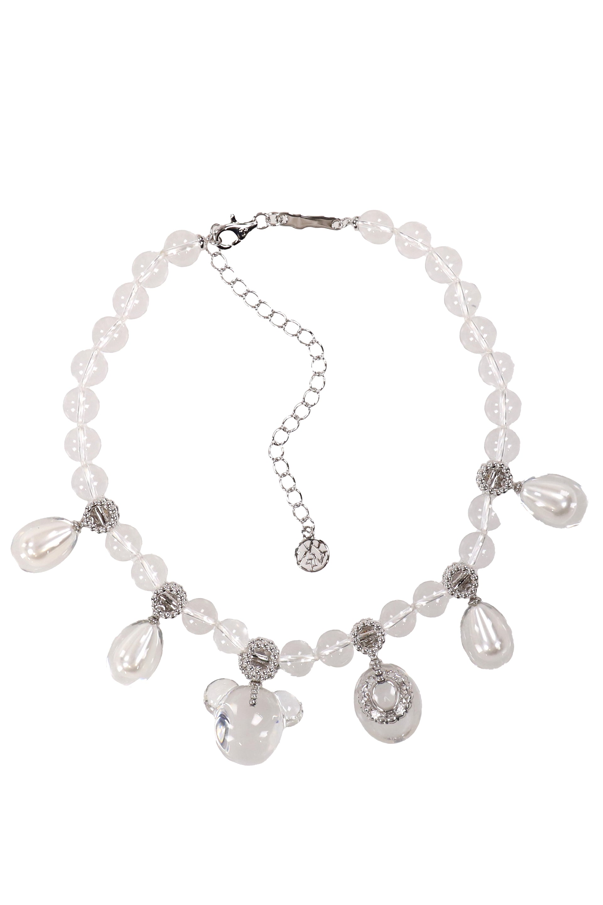 DECONSTRUCTED GRAPE BEAR SHORT NECKLACE / TSP