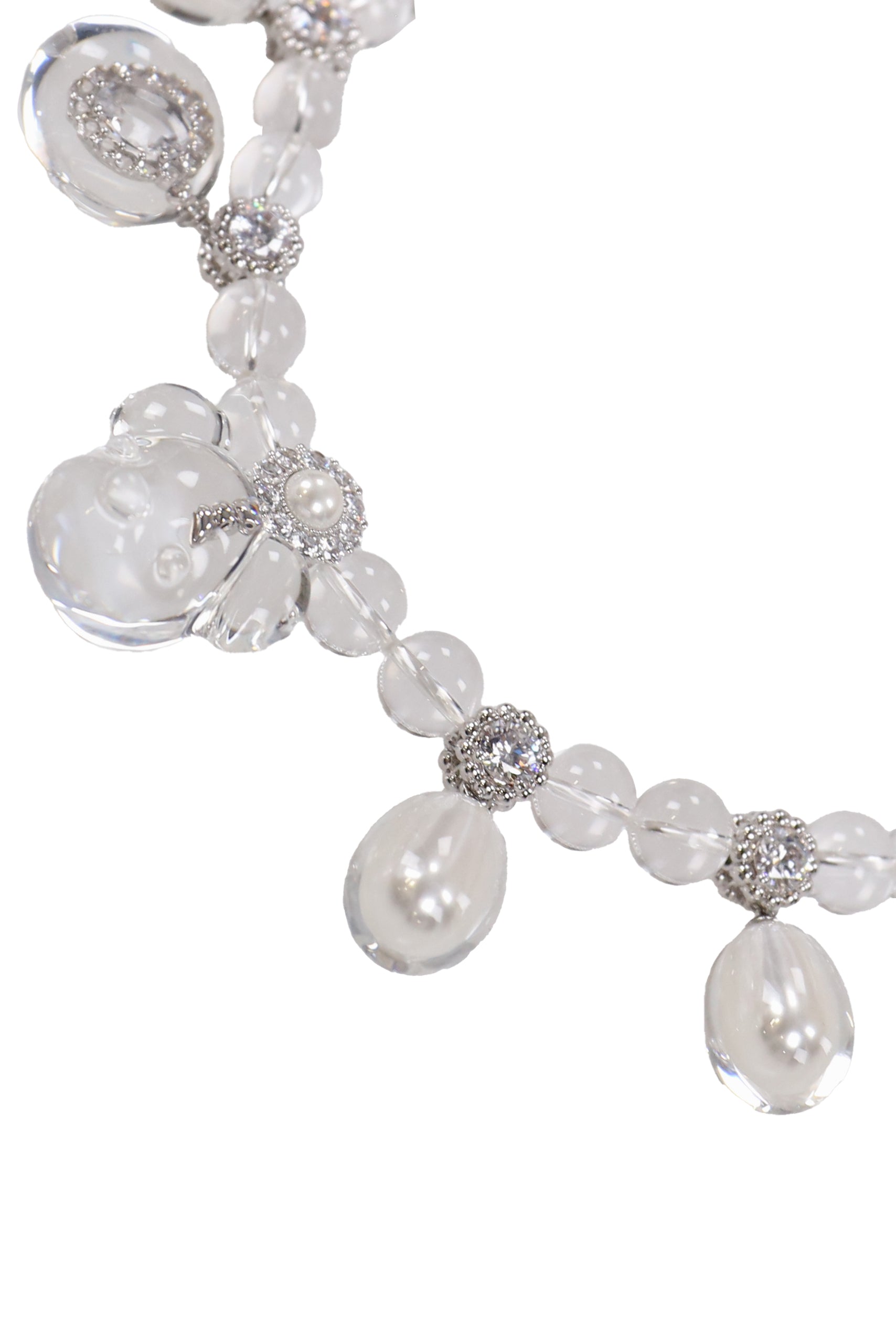 DECONSTRUCTED GRAPE BEAR SHORT NECKLACE / TSP
