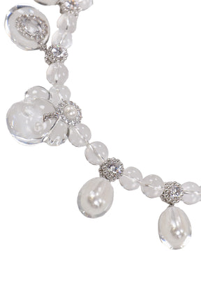 DECONSTRUCTED GRAPE BEAR SHORT NECKLACE / TSP
