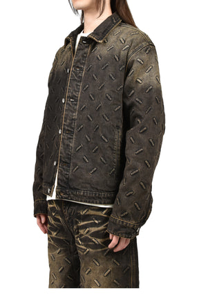 THREAD PLATE JACKET / COAL, TAN