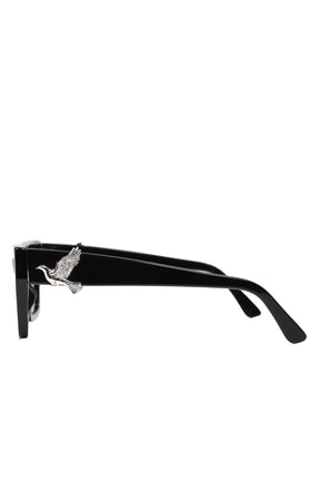 LE PETIT CARRÉ SUNGLASSES / BLK BLK