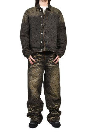 THREAD PLATE JACKET / COAL, TAN